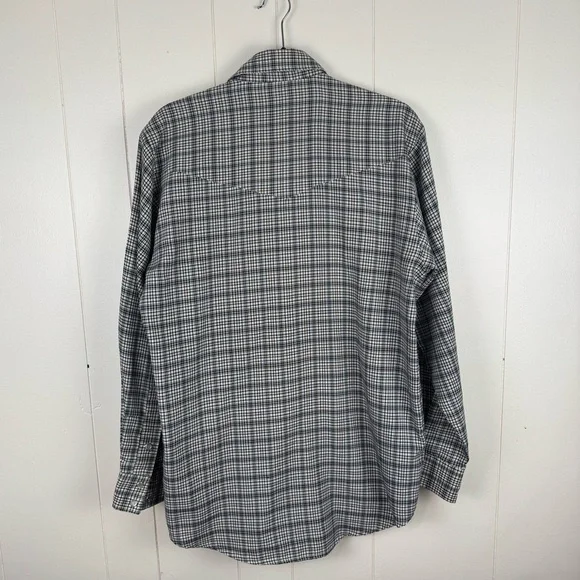 Vintage Crazy Cowboy Western Plaid Shirt with Pearl Snaps - Picture 8 of 8